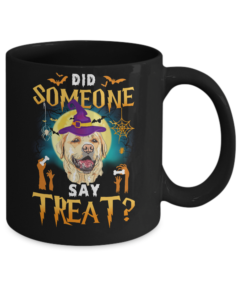 Did Someone Say Treat Labrador Halloween Costume Mug-Coffee Mug-11oz Mug-Black