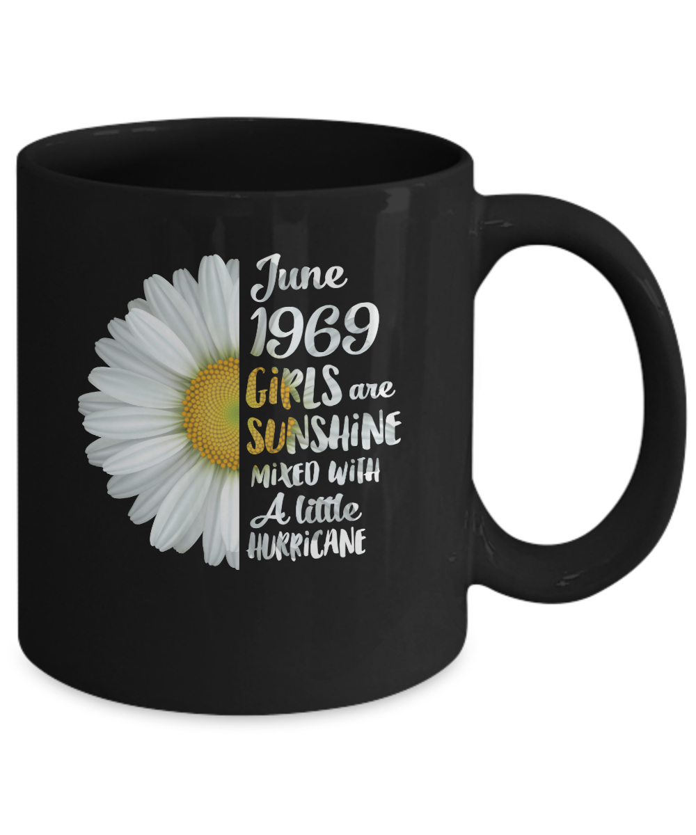 June Girls 1969 52th Birthday Gifts Mug-Coffee Mug-11oz Mug-Black