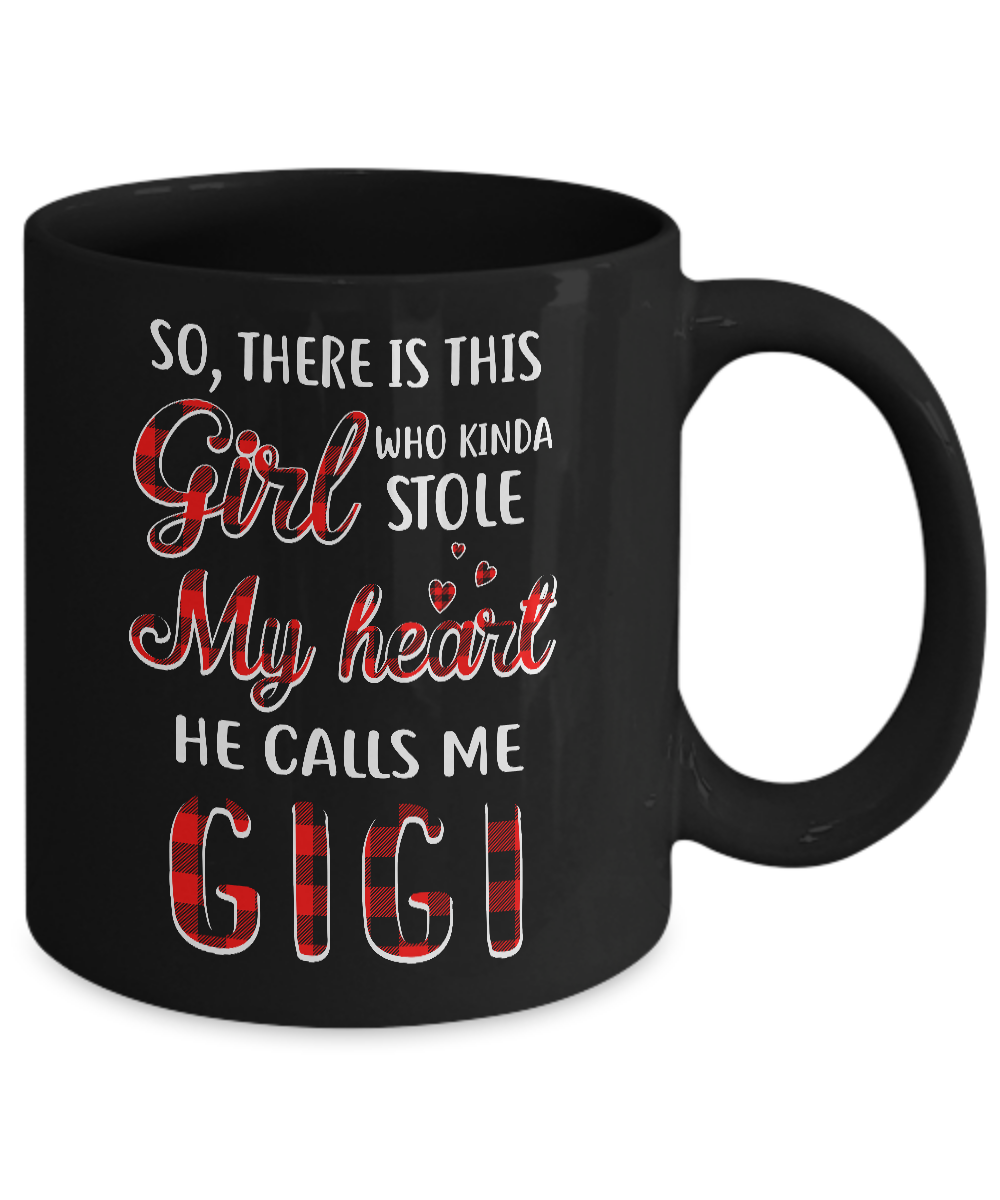 This Girl Who Kinda Stole My Heart He Calls Me Gigi Mug-Coffee Mug-11oz Mug-Black