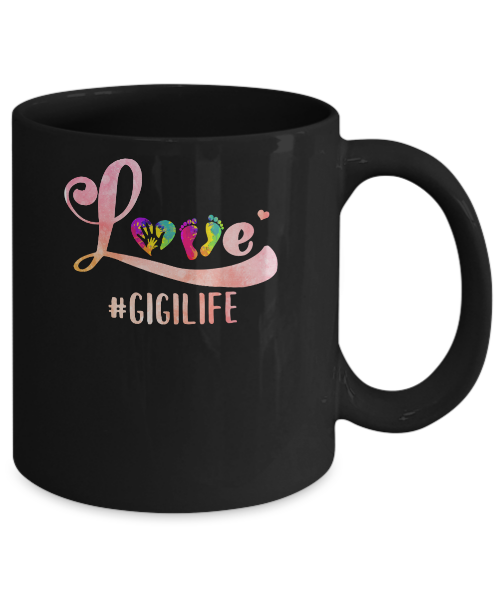 Love Gigilife Gigi Mug-Coffee Mug-11oz Mug-Black