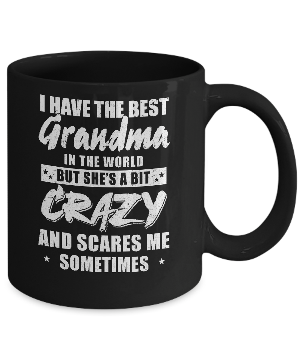 I Have The Best Grandma In The World Kids Mug-Coffee Mug-11oz Mug-Black