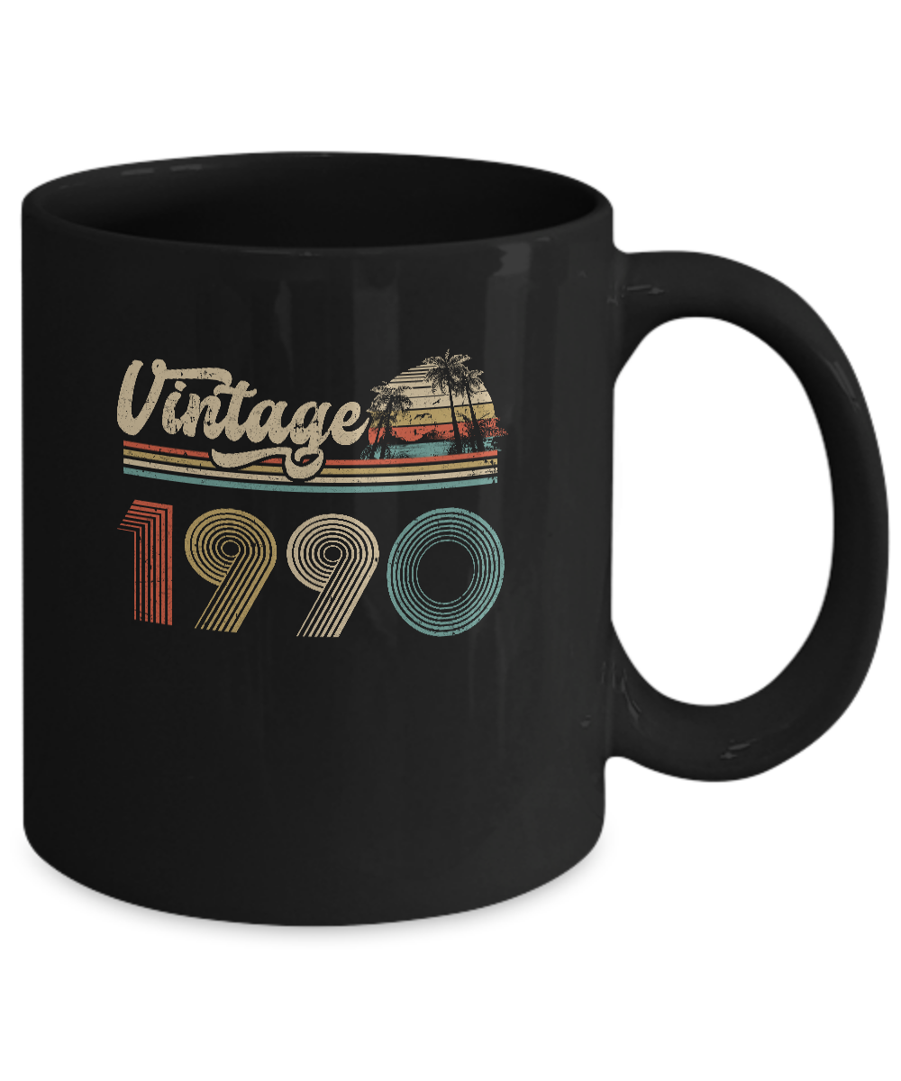 31th Birthday Gift Vintage 1990 Classic Mug-Coffee Mug-11oz Mug-Black