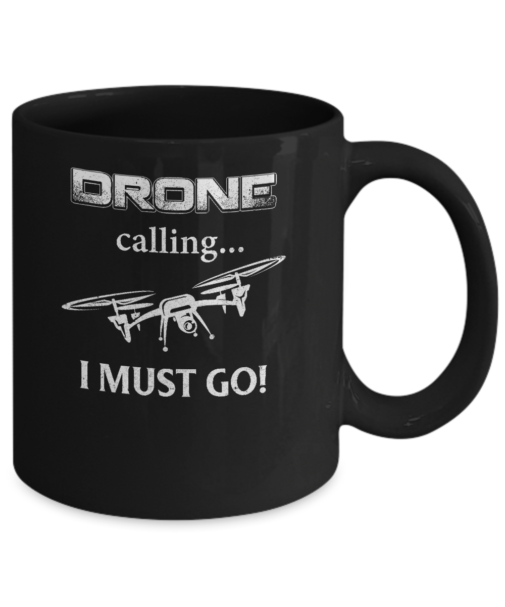 Calling For Hobbies Love Drone Hobby Funny Mug-Coffee Mug-11oz Mug-Black