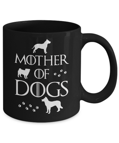 Mother Of Dogs Dog Lover Mug-Coffee Mug-11oz Mug-Black