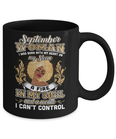 I'm A September Woman Funny Birthday Mug-Coffee Mug-11oz Mug-Black