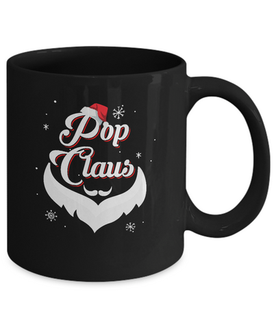 Santa Beard Matching Christmas Pajamas Pop Claus Mug-Coffee Mug-11oz Mug-Black