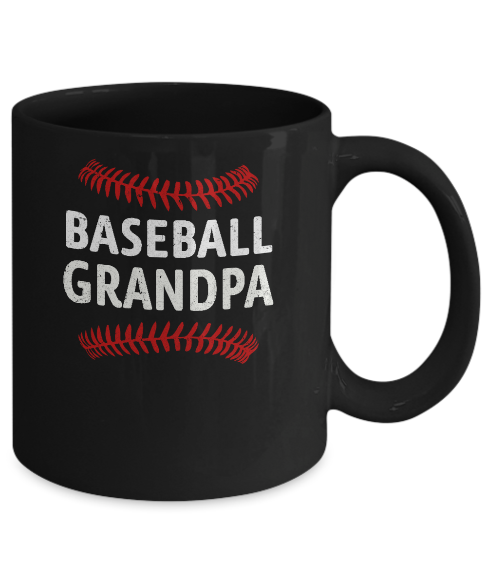 Baseball Grandpa Mug-Coffee Mug-11oz Mug-Black