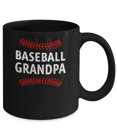 Baseball Grandpa Mug-Coffee Mug-11oz Mug-Black