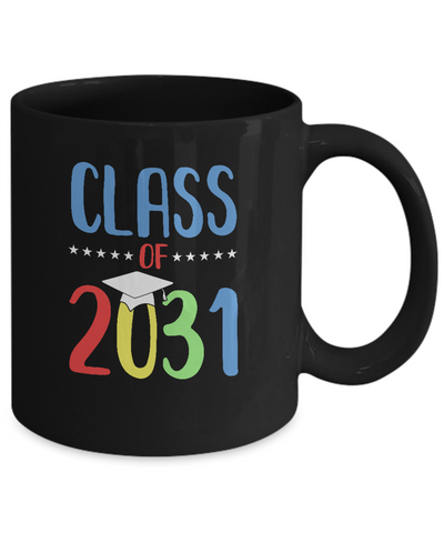 Grow With Me First Day Of School Class Of 2031 Mug-Coffee Mug-11oz Mug-Black