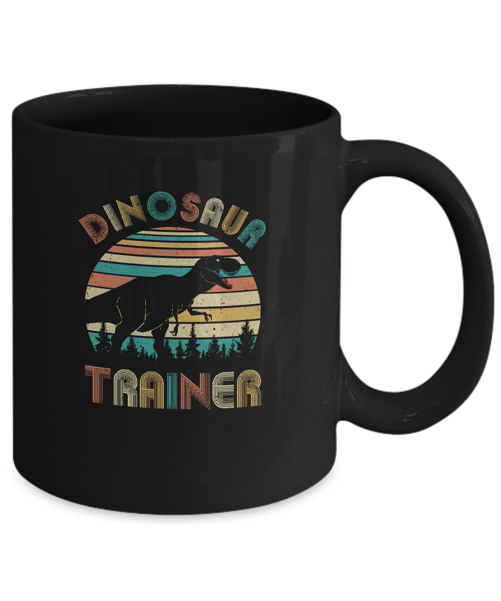 Dinosaur Trainer Halloween Vintage Costume For Adults Kids Mug-Coffee Mug-11oz Mug-Black