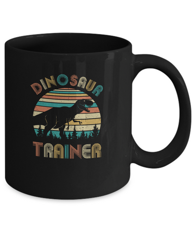 Dinosaur Trainer Halloween Vintage Costume For Adults Kids Mug-Coffee Mug-11oz Mug-Black