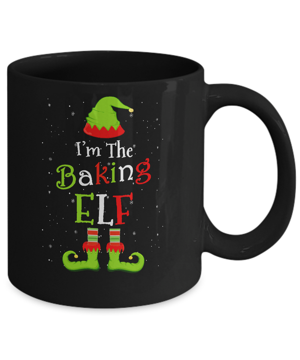 I'm The Baking Elf Family Matching Funny Christmas Group Gift Mug-Coffee Mug-11oz Mug-Black