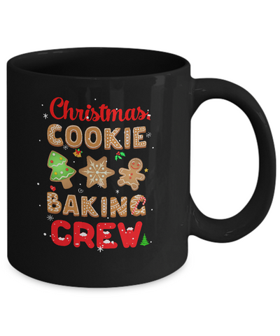 Christmas Baking Team Cookie Crew Bakers Gift Mug-Coffee Mug-11oz Mug-Black
