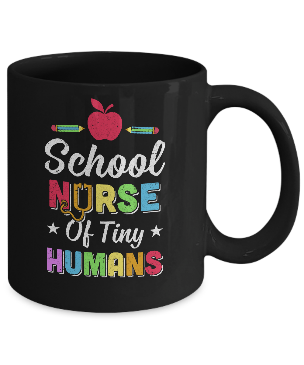 School Nurse Of Tiny Humans Mug-Coffee Mug-11oz Mug-Black