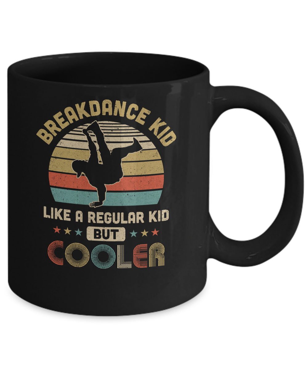 Breakdance Kids Funny Young Breakdancing Gift Breakdancer Mug-Coffee Mug-11oz Mug-Black