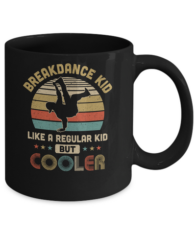 Breakdance Kids Funny Young Breakdancing Gift Breakdancer Mug-Coffee Mug-11oz Mug-Black