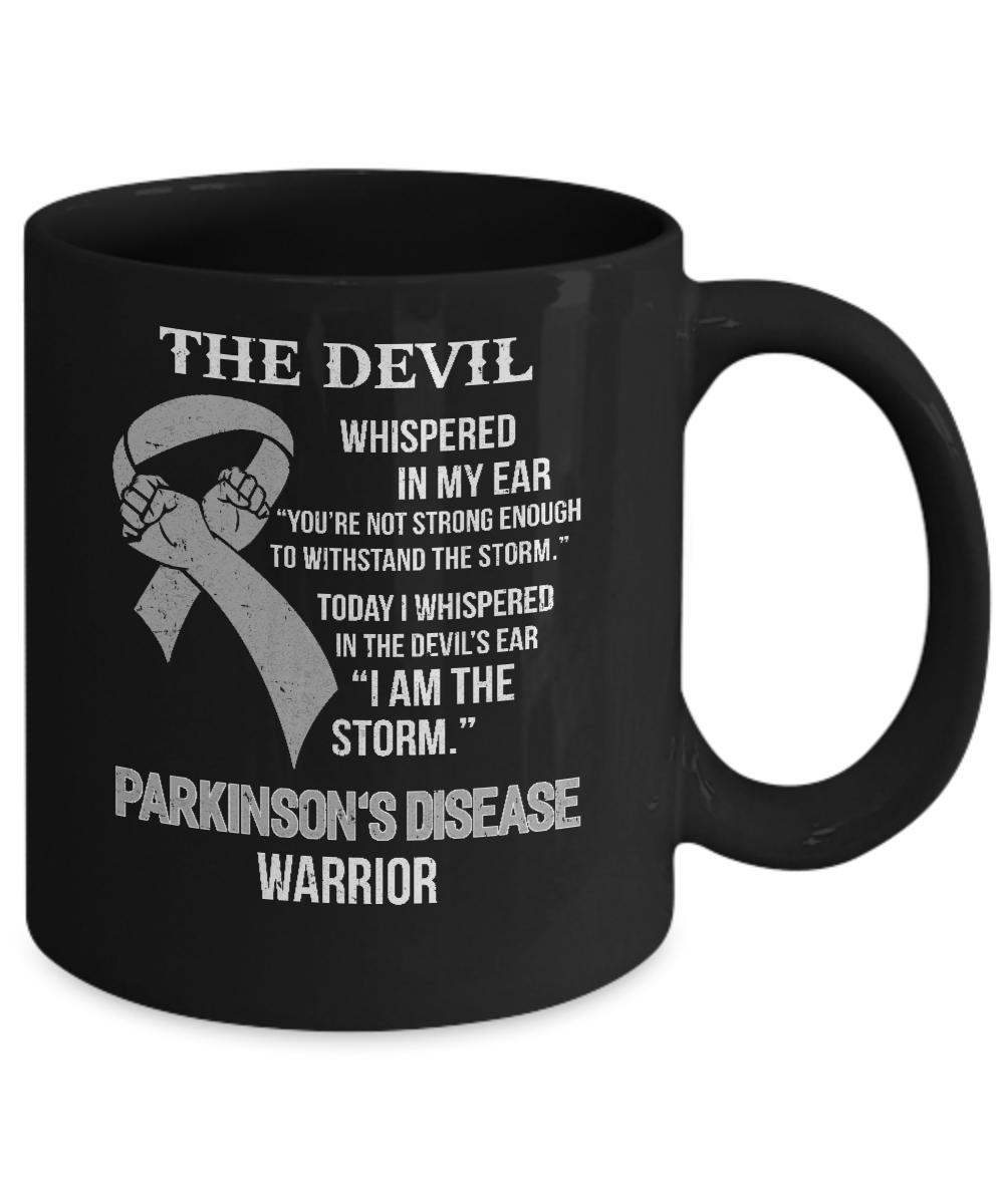 I Am The Storm Support Parkinson's Disease Awareness Warrior Gift Mug-Coffee Mug-11oz Mug-Black