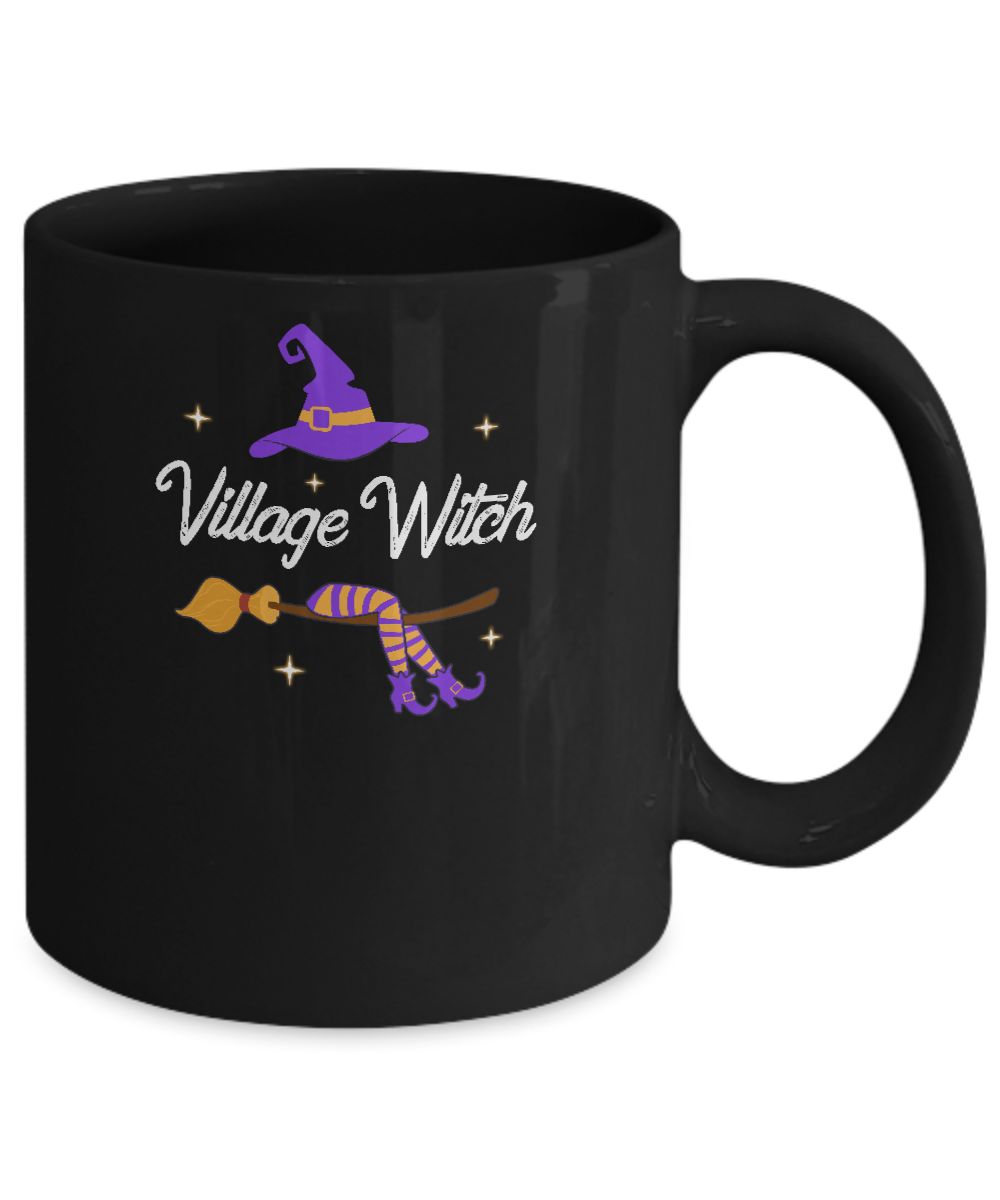 Village Witch Halloween Mug-Coffee Mug-11oz Mug-Black