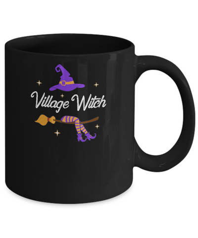 Village Witch Halloween Mug-Coffee Mug-11oz Mug-Black