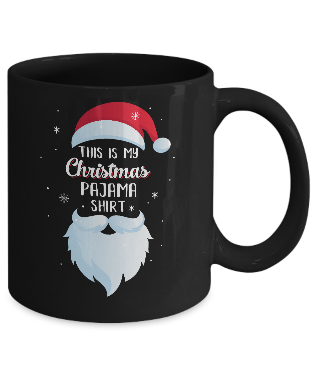 This Is My Christmas Pajama-Coffee Mug-11oz Mug-Black