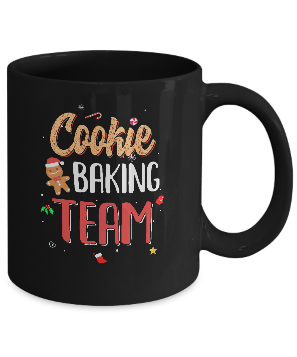 Cookie Baking Team Christmas Baking Team Mug-Coffee Mug-11oz Mug-Black