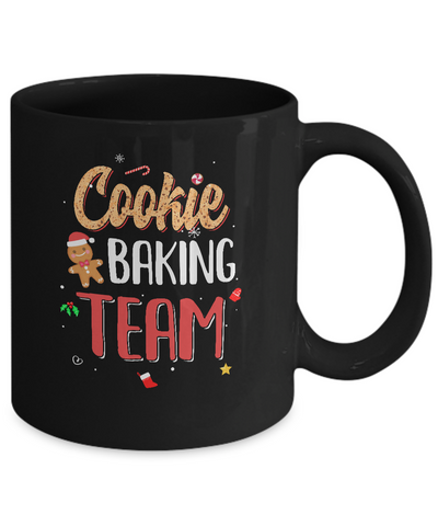 Cookie Baking Team Christmas Baking Team Mug-Coffee Mug-11oz Mug-Black