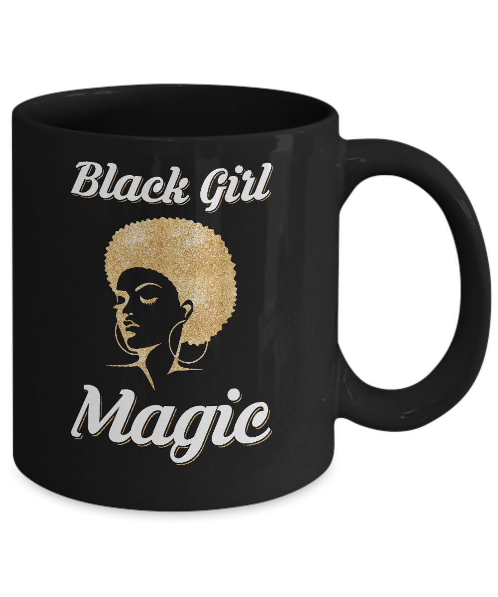 Black Girl Magic Mug-Coffee Mug-11oz Mug-Black