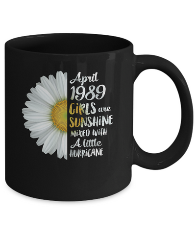April Girls 1989 32th Birthday Gifts Mug-Coffee Mug-11oz Mug-Black