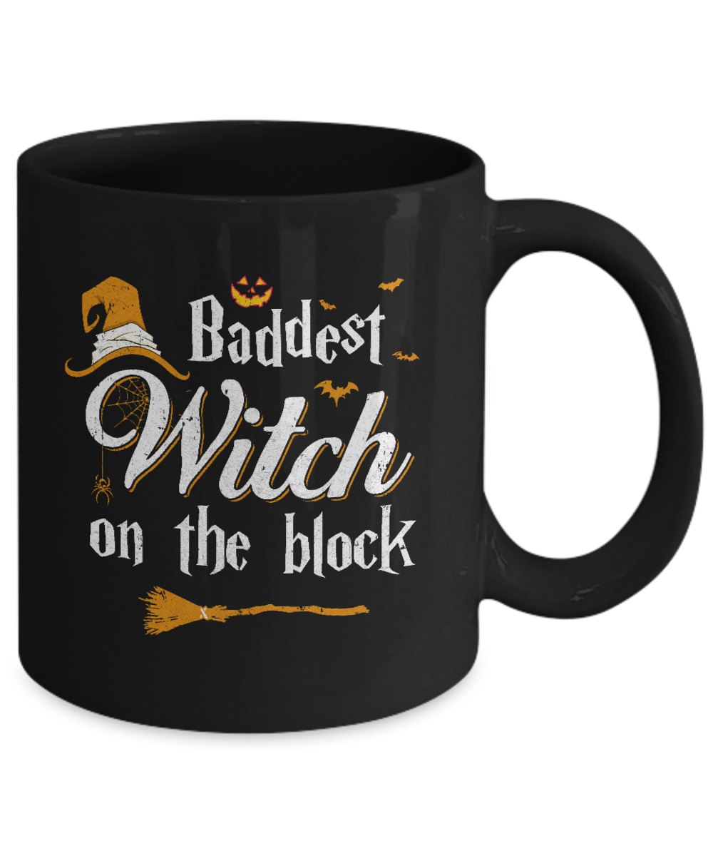 Baddest Witch On The Block Mug-Coffee Mug-11oz Mug-Black