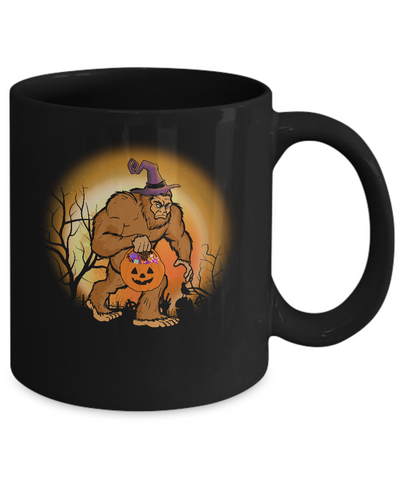 Funny Bigfoot Halloween For Kids Boys Girls Mug-Coffee Mug-11oz Mug-Black