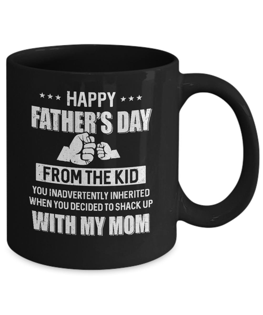 Happy Father's Day From The Kid You Inadvertently Daddy Mug-Coffee Mug-11oz Mug-Black