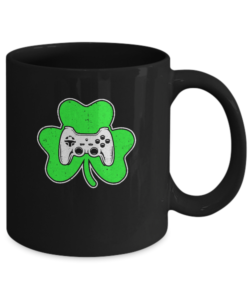 Saint Patrick's Day Game Gamer Mug-Coffee Mug-11oz Mug-Black