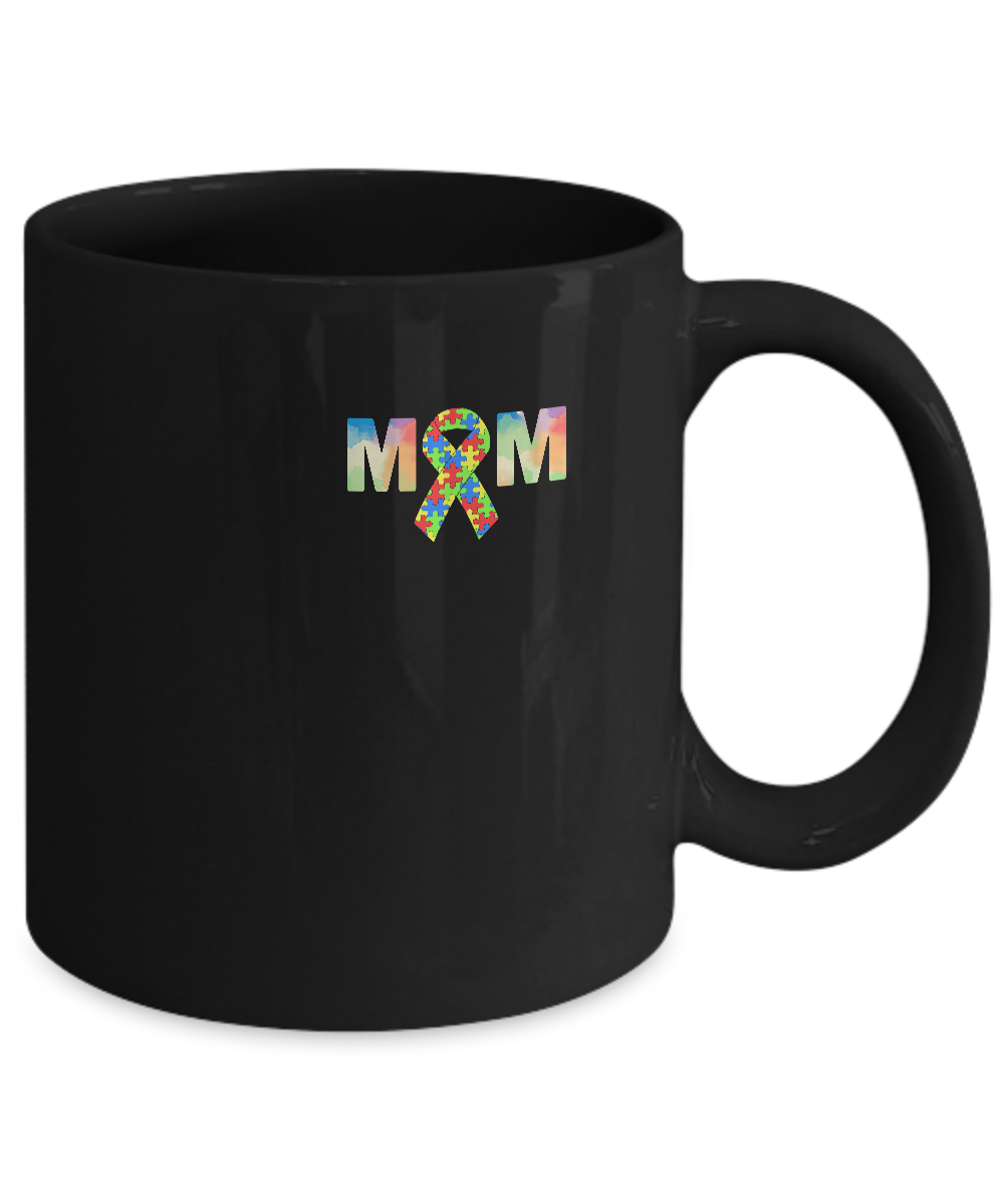 Autism Mom Support Awareness Autistic Parents Gifts Mug-Coffee Mug-11oz Mug-Black