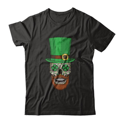 Sugar Skull Leprechaun St Patricks Day-T-Shirt & Hoodie-Premium T-Shirt-Black