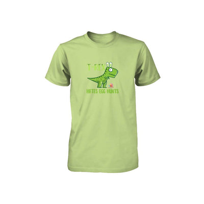 Funny Easter Bunny Dinosaur T-Rex Hates Egg Hunts Youth-Youth Shirt-Toddler T-Shirt-Key Lime