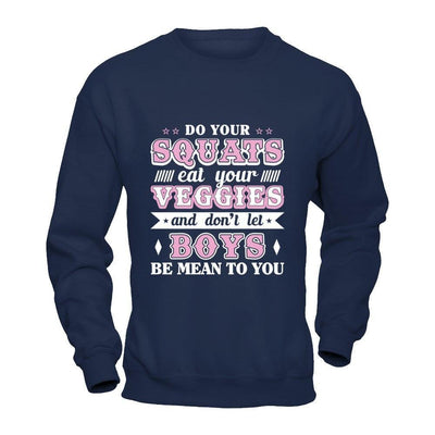 Do Your Squats Eat Your Veggies-T-Shirt & Hoodie-Crewneck Sweatshirt-Navy