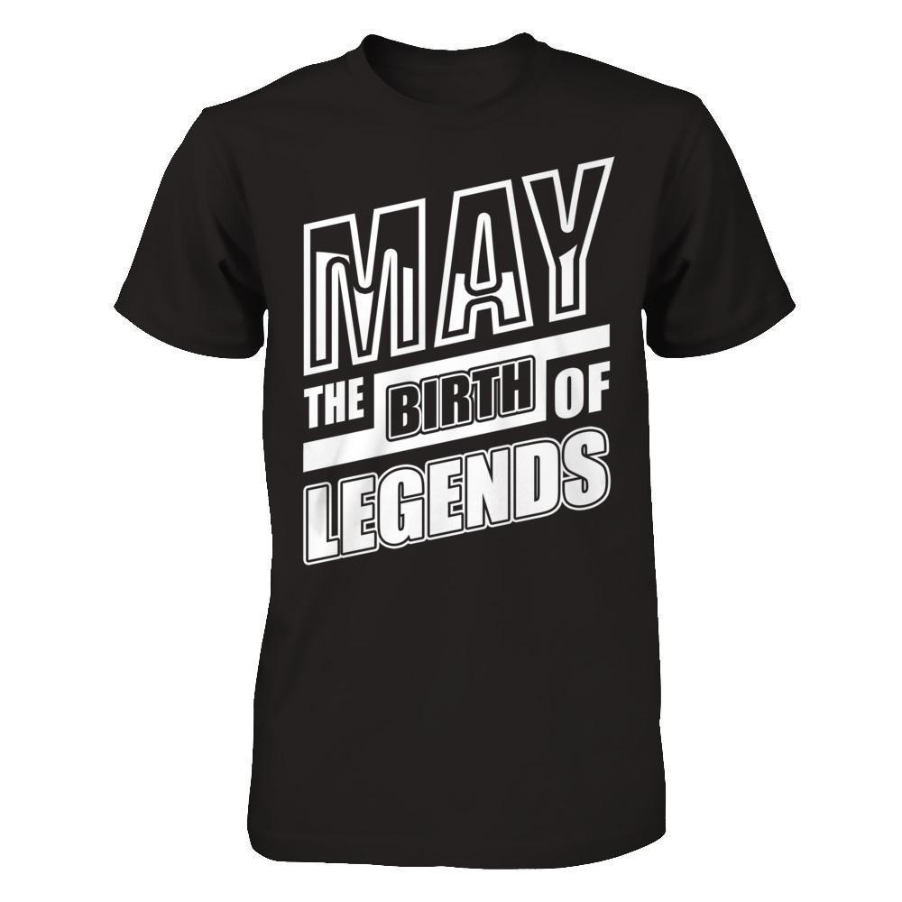 May The Birth Of Legends-T-Shirt & Hoodie-Classic T-Shirt-Black
