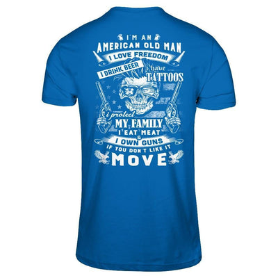 I'm An American Old Man-T-Shirt & Hoodie-Classic T-Shirt-Royal