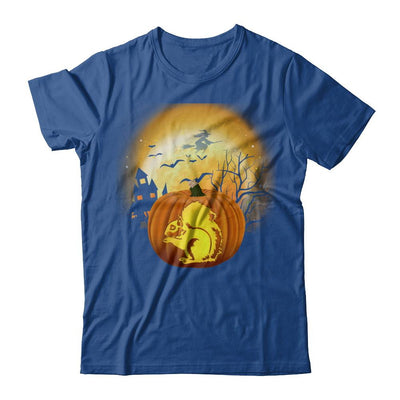 Pumpkin Squirrel Halloween Human Costume-T-Shirt & Hoodie-Classic T-Shirt-Royal