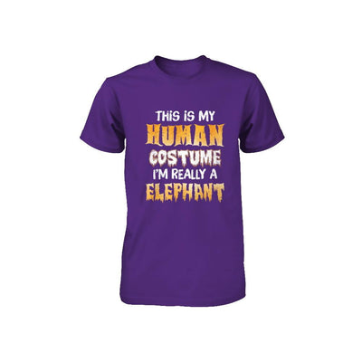 This Is My Human Costume Elephant Halloween Youth-Youth Shirt-