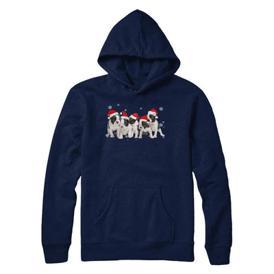 Funny Pit bull Puppies Christmas Dog Gift-T-Shirt & Hoodie-Pullover Hoodie-Navy