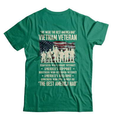 Vietnam Veteran The Best America Had Proud-T-Shirt & Hoodie-Classic T-Shirt-Kelly Green