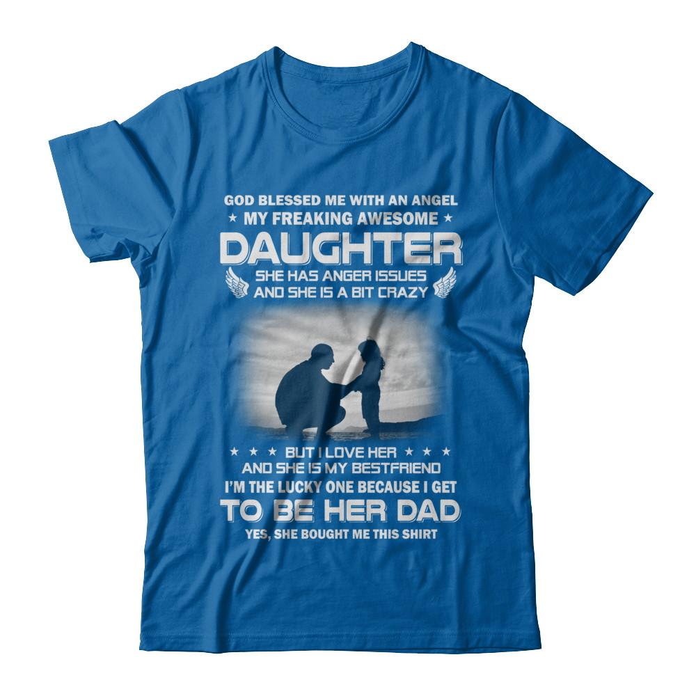 Fathers Day My Freaking Awesome Daughter Bought Me This-T-Shirt & Hoodie-Classic T-Shirt-Royal