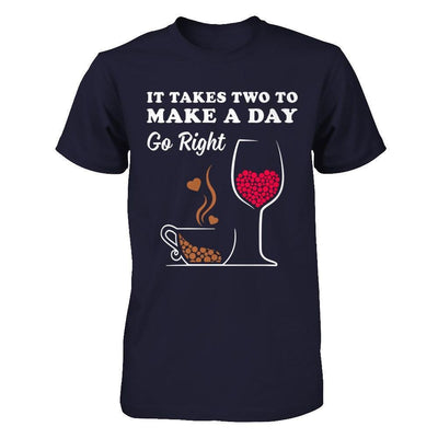 It Take Two To Make A Day Go Right-T-Shirt & Hoodie-Premium T-Shirt-Midnight Navy