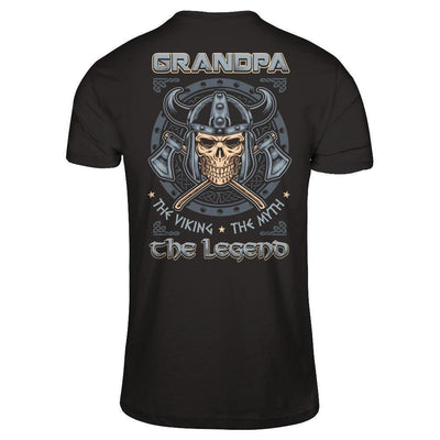 Grandpa The Viking The Myth The Legend-T-Shirt & Hoodie-Classic T-Shirt-Black