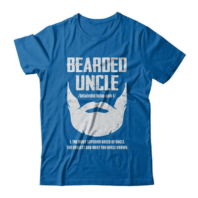 Bearded Funcle Funny Uncle Beard Definition-T-Shirt & Hoodie-Classic T-Shirt-Royal