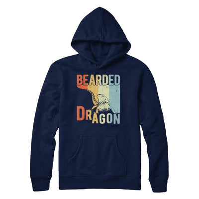 Vintage Retro Bearded Dragon-T-Shirt & Hoodie-Pullover Hoodie-Navy