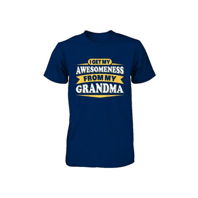 I Get My Awesomeness From My Grandma Youth-Youth Shirt-Toddler T-Shirt-Navy