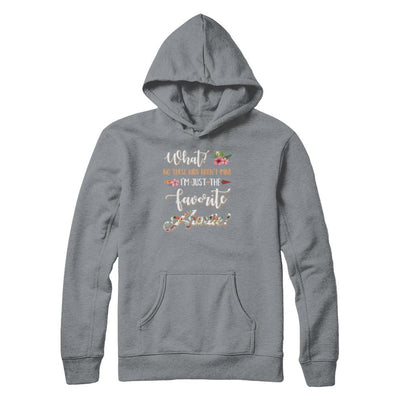 What No These Kids Aren't Mine I'm Just The Favorite Auntie-T-Shirt & Tank Top-Pullover Hoodie-Light Steel