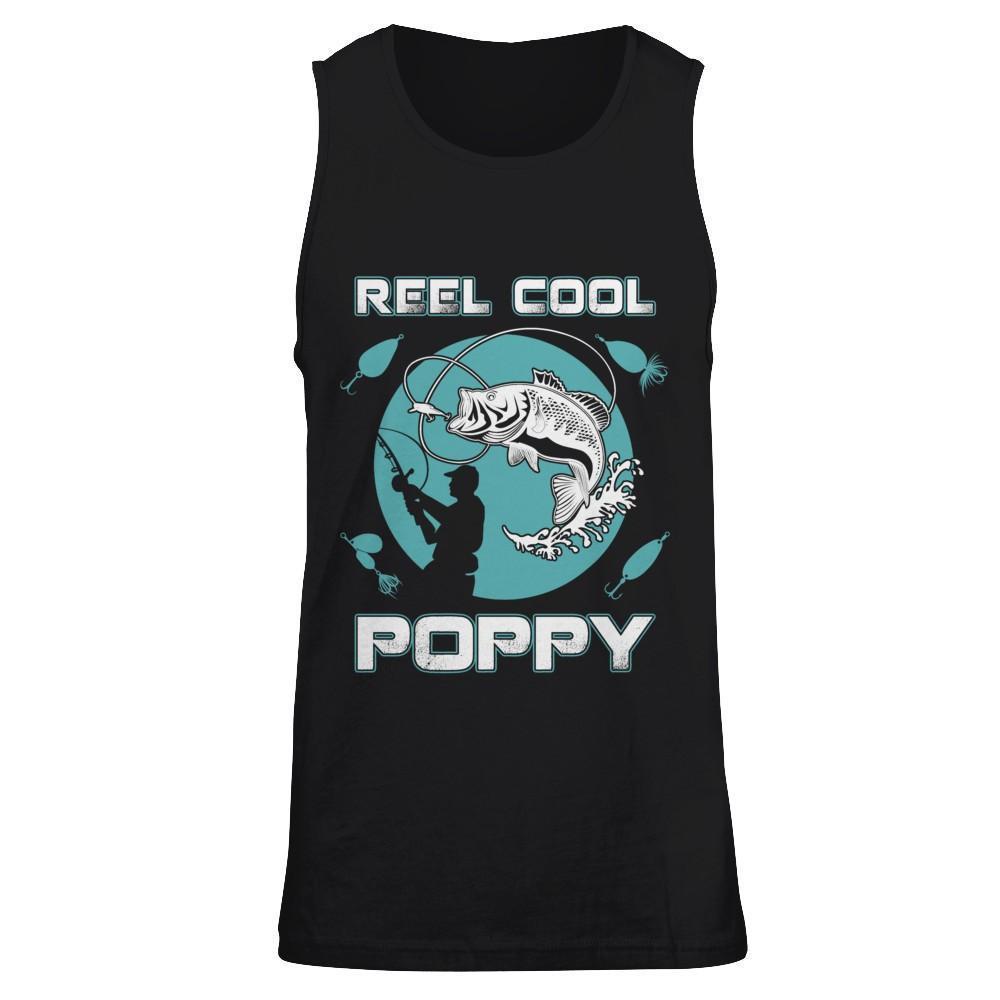 Reel Cool Poppy-T-Shirt & Hoodie-Unisex Tank-Black